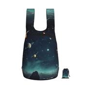 LKTPSKQRY 16L Ultra Hiking Backpack Lightweight Packable Backpack Outer Space Starry Sky Foldable Daypack for Men & Women
