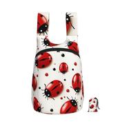 LKTPSKQRY 16L Ultra Hiking Backpack Lightweight Packable Backpack Red Ladybug Foldable Daypack for Men & Women