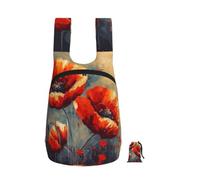 LKTPSKQRY 16L Ultra Hiking Backpack Lightweight Packable Backpack Simple Flower Oil Painting Foldable Daypack for Men & Women