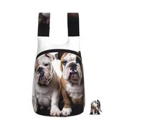 LKTPSKQRY 16L Ultra Hiking Backpack Lightweight Packable Backpack Two Cute Bulldog Dogs Foldable Daypack for Men & Women
