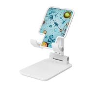LKTPSKQRY Abstraction biology chemistry Cell Phone Stand, Adjustable Angle Height Mobile Phone Holder for Desk,Folding Desktop Phone Stand, Portable Tablet Stand Compatible with 4.4"-6.3" Smartphone