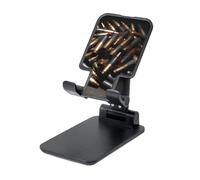 LKTPSKQRY Bullet Cell Phone Stand, Adjustable Angle Height Mobile Phone Holder for Desk,Folding Desktop Phone Stand, Portable Tablet Stand Compatible with 4.4"-6.3" Smartphone
