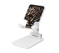 LKTPSKQRY Bullet Cell Phone Stand, Adjustable Angle Height Mobile Phone Holder for Desk,Folding Desktop Phone Stand, Portable Tablet Stand Compatible with 4.4"-6.3" Smartphone