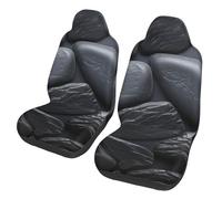 LKTPSKQRY Car Seat Covers Set of 2, Vehicle Seat Protector Breathable Cushion Cover Black Stone Bucket Cover Universal Auto Front Seats Protector Car Accessories for SUV Truck Sedan