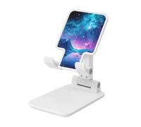 LKTPSKQRY Cool star river Cell Phone Stand, Adjustable Angle Height Mobile Phone Holder for Desk,Folding Desktop Phone Stand, Portable Tablet Stand Compatible with 4.4"-6.3" Smartphone