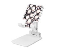 LKTPSKQRY Cute Penguins Sketch Cell Phone Stand, Adjustable Angle Height Mobile Phone Holder for Desk,Folding Desktop Phone Stand, Portable Tablet Stand Compatible with 4.4"-6.3" Smartphone