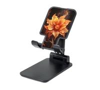 LKTPSKQRY Flame Flower Cell Phone Stand, Adjustable Angle Height Mobile Phone Holder for Desk,Folding Desktop Phone Stand, Portable Tablet Stand Compatible with 4.4"-6.3" Smartphone