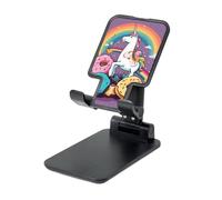 LKTPSKQRY Horse Doughnut Rainbow Cell Phone Stand, Adjustable Angle Height Mobile Phone Holder for Desk,Folding Desktop Phone Stand, Portable Tablet Stand Compatible with 4.4"-6.3" Smartphone