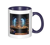 LKTPSKQRY Large Ceramic Coffee Mugs,11oz Coffee Cups with Handle,Novelty Porcelain Mug Chemistry Laboratory Tea Mugs for Women Men Big Tea Cup,Latte Mug for Milk, Hot Tea,Microwave Safe