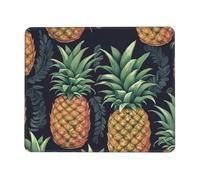 LKTPSKQRY Pineapple Mouse Pad with Stitched Edge, Comfortable Mouse Pads with Non-Slip Rubber Base Gaming Mouse Mat Washable Mousepads Computers Laptop Desk Accessories for Office 7 x 8.6 in