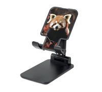 LKTPSKQRY Red Pandas Cell Phone Stand, Adjustable Angle Height Mobile Phone Holder for Desk,Folding Desktop Phone Stand, Portable Tablet Stand Compatible with 4.4"-6.3" Smartphone