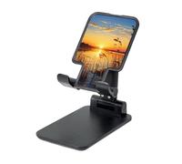 LKTPSKQRY Reeds by the river Cell Phone Stand, Adjustable Angle Height Mobile Phone Holder for Desk,Folding Desktop Phone Stand, Portable Tablet Stand Compatible with 4.4"-6.3" Smartphone