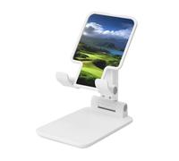 LKTPSKQRY Scenic Hawaii Golf Tropical Cell Phone Stand, Adjustable Angle Height Mobile Phone Holder for Desk,Folding Desktop Phone Stand, Portable Tablet Stand Compatible with 4.4"-6.3" Smartphone