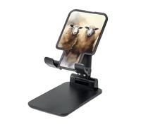 LKTPSKQRY Sheeps Watercolor Cell Phone Stand, Adjustable Angle Height Mobile Phone Holder for Desk,Folding Desktop Phone Stand, Portable Tablet Stand Compatible with 4.4"-6.3" Smartphone
