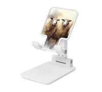 LKTPSKQRY Sheeps Watercolor Cell Phone Stand, Adjustable Angle Height Mobile Phone Holder for Desk,Folding Desktop Phone Stand, Portable Tablet Stand Compatible with 4.4"-6.3" Smartphone