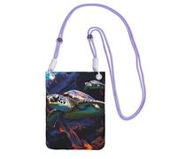 LKTPSKQRY Small Crossbody Bags for Women Cell Phone Bag Mini Sling Bag A colorful tropical sea turtle Phone Purses Cellphone Wallet
