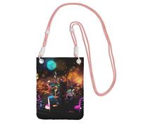 LKTPSKQRY Small Crossbody Bags for Women Cell Phone Bag Mini Sling Bag Colorful Music Notes Phone Purses Cellphone Wallet