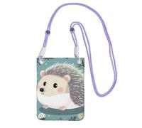 LKTPSKQRY Small Crossbody Bags for Women Cell Phone Bag Mini Sling Bag Cute cartoon hedgehog Phone Purses Cellphone Wallet