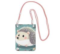 LKTPSKQRY Small Crossbody Bags for Women Cell Phone Bag Mini Sling Bag Cute cartoon hedgehog Phone Purses Cellphone Wallet