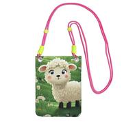 LKTPSKQRY Small Crossbody Bags for Women Cell Phone Bag Mini Sling Bag Cute Cartoon Sheep Phone Purses Cellphone Wallet