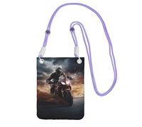 LKTPSKQRY Small Crossbody Bags for Women Cell Phone Bag Mini Sling Bag Man Ride A Motorcycle Phone Purses Cellphone Wallet