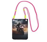 LKTPSKQRY Small Crossbody Bags for Women Cell Phone Bag Mini Sling Bag Man Ride A Motorcycle Phone Purses Cellphone Wallet