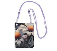 LKTPSKQRY Small Crossbody Bags for Women Cell Phone Bag Mini Sling Bag Modern Floral Painting Phone Purses Cellphone Wallet