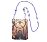 LKTPSKQRY Small Crossbody Bags for Women Cell Phone Bag Mini Sling Bag Native American Dream Catcher Phone Purses Cellphone Wallet