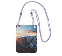LKTPSKQRY Small Crossbody Bags for Women Cell Phone Bag Mini Sling Bag New York City Skyline Phone Purses Cellphone Wallet