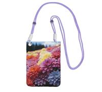 LKTPSKQRY Small Crossbody Bags for Women Cell Phone Bag Mini Sling Bag Rainbow Flower Sea Phone Purses Cellphone Wallet