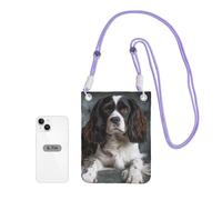 LKTPSKQRY Small Crossbody Bags for Women Cell Phone Bag Mini Sling Bag Spaniel On The Sofa Phone Purses Cellphone Wallet