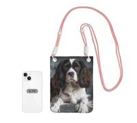 LKTPSKQRY Small Crossbody Bags for Women Cell Phone Bag Mini Sling Bag Spaniel On The Sofa Phone Purses Cellphone Wallet