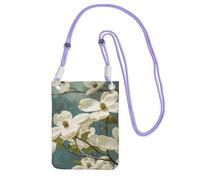 LKTPSKQRY Small Crossbody Bags for Women Cell Phone Bag Mini Sling Bag Spring Dogwood Blossoms Phone Purses Cellphone Wallet