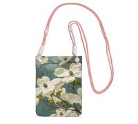LKTPSKQRY Small Crossbody Bags for Women Cell Phone Bag Mini Sling Bag Spring Dogwood Blossoms Phone Purses Cellphone Wallet