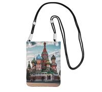 LKTPSKQRY Small Crossbody Bags for Women Cell Phone Bag Mini Sling Bag St Basil Cathedral Red In Moscow Phone Purses Cellphone Wallet