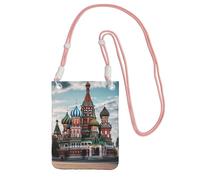 LKTPSKQRY Small Crossbody Bags for Women Cell Phone Bag Mini Sling Bag St Basil Cathedral Red In Moscow Phone Purses Cellphone Wallet