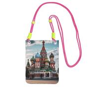 LKTPSKQRY Small Crossbody Bags for Women Cell Phone Bag Mini Sling Bag St Basil Cathedral Red In Moscow Phone Purses Cellphone Wallet
