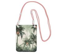 LKTPSKQRY Small Crossbody Bags for Women Cell Phone Bag Mini Sling Bag Tropical Palm Trees Phone Purses Cellphone Wallet
