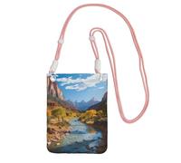 LKTPSKQRY Small Crossbody Bags for Women Cell Phone Bag Mini Sling Bag Zion National Park Phone Purses Cellphone Wallet