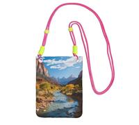 LKTPSKQRY Small Crossbody Bags for Women Cell Phone Bag Mini Sling Bag Zion National Park Phone Purses Cellphone Wallet