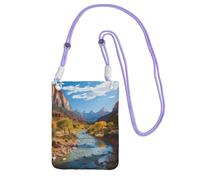 LKTPSKQRY Small Crossbody Bags for Women Cell Phone Bag Mini Sling Bag Zion National Park Phone Purses Cellphone Wallet
