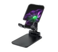 LKTPSKQRY Violet Green Glow Cell Phone Stand, Adjustable Angle Height Mobile Phone Holder for Desk,Folding Desktop Phone Stand, Portable Tablet Stand Compatible with 4.4"-6.3" Smartphone