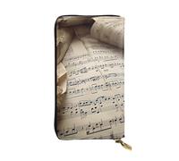 LKTPSKQRY Womens Wallet Leather Slim Wallet Long Card Holder Case Zip Clutch Sheet Music Travel Purse