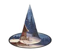 LKTPSKQRY Women's Witch Hat Oversized Witches Hats Cabin in the woods Halloween Wizard Hat Party Cosplay Costume Accessory
