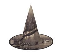 LKTPSKQRY Women's Witch Hat Oversized Witches Hats Mumbai city of dreams Halloween Wizard Hat Party Cosplay Costume Accessory
