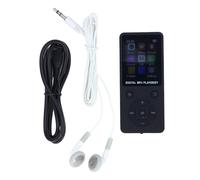 Lkunmvbzs MP3 MP4 Player with Bluetooth, Portable Music Player, 1.8 Inch LCD Color Screen HiFi Lossless Sound, Wireless Bluetooth 5.0 for Sports Running Travel, Includes 32GB Storage Card Su (Black)