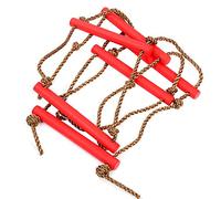 Lkunmvbzs Six - Section Children Climbing Ladder, Plastic Kid Ladder Toy, Outdoor Exercise Equipment with Single - End Rope, Adjustable Height for Home, Playground and Fitness Activities, Du