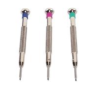 LKUREASDR 3pcs Watch Spring Remover Tool Set, Stainless Steel Watch Shock Spring Removing Tool with Mixed Sizes 1.2mm 1.4mm 1.6mm for Watch Movement Repair and DIY Enthusiasts