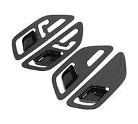 LKUREASDR 4Pcs Inner Door Handle Frame ABS Heat Carbon Fiber Style, Replacement for C - Class 2022, Auto Interior Parts, Car Inside Door Handle Sticker with Easy Inst