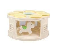 LKUREASDR Rotary Dessert Machine, Automatic Rotating Dessert Display Table with LED Carousel and 4 Music Modes, One - Touch Control Turntable for Wedding Birthday Party